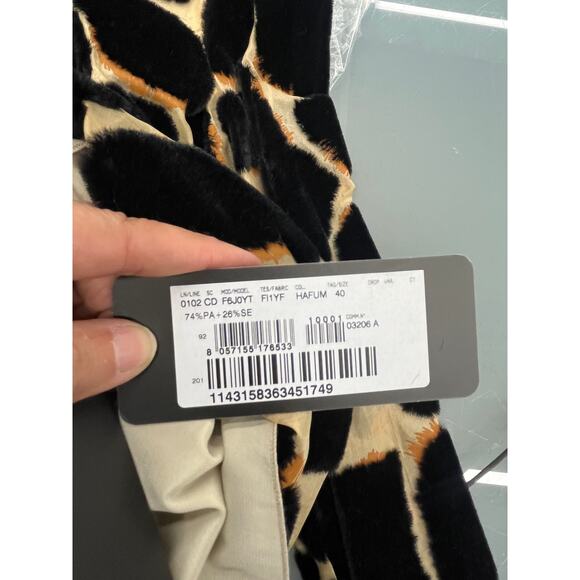 NWT DOLCE & GABBANA Runway Giraffe Print Mini Dress Brown IT 42 / M - Picture 10 of 10